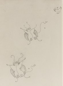 Dos mariposas Whistler, c.1890 de James Abbott McNeill Whistler